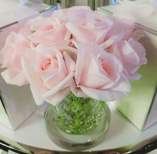 Cote Noire Herringbone Flower - Rose Buds - Clear - French Pink - HCF23 Cote Noire