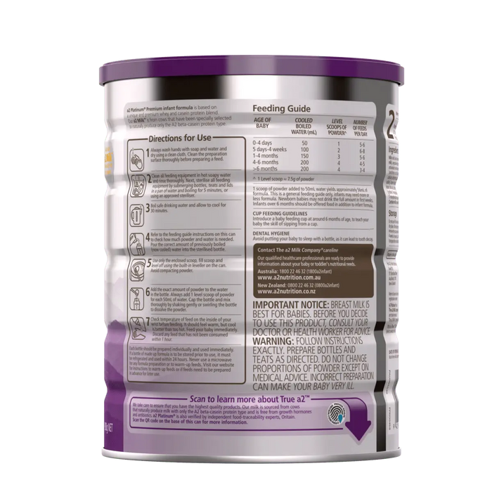 A2 Platinum Stage 1 Formula 900g EXP:10/2025 - XDaySale