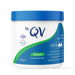 The image is a product label for a 250g jar of QV Cream for sensitive skin.