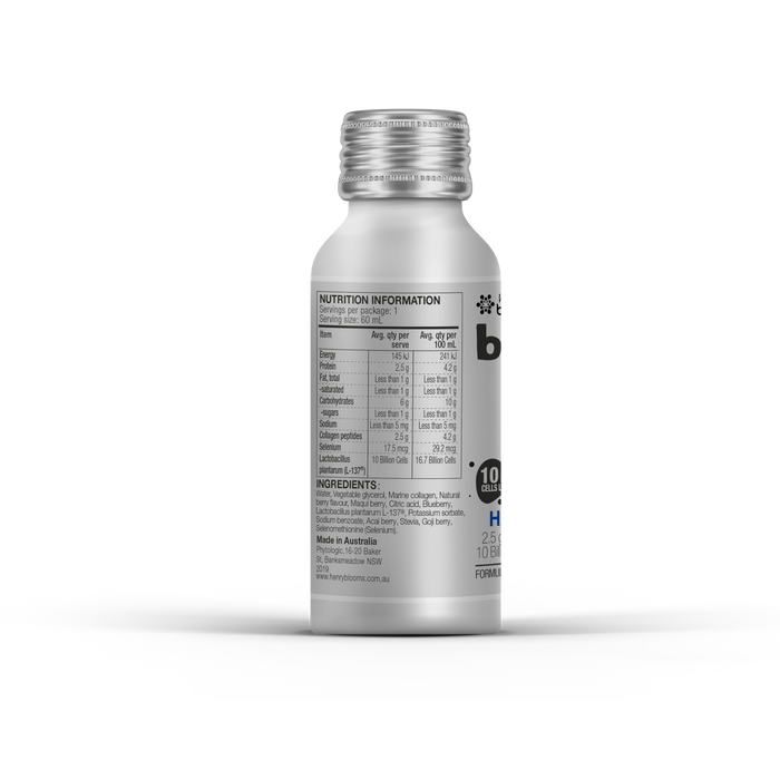 Henry Blooms BellyMe Hair Nail Skin Collagen + Se 60ml
