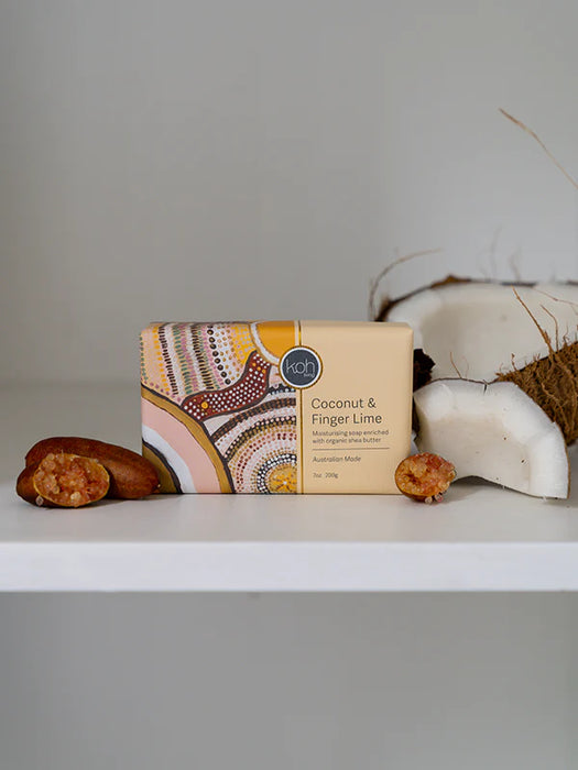 Koh Living Aboriginal Coconut & Finger Lime Soap 200g