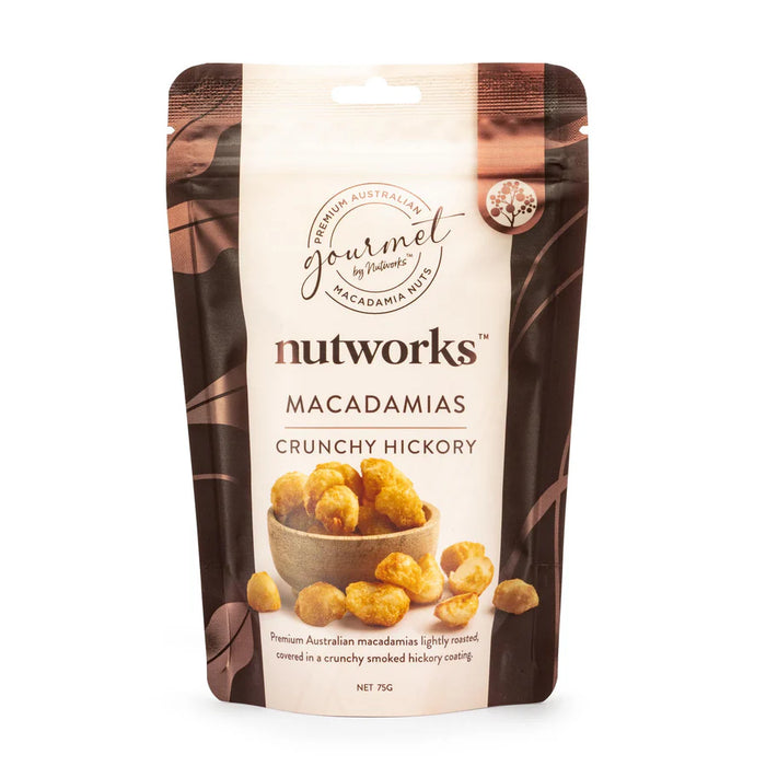 Nutworks Macadamias Crunchy Hickory 75g