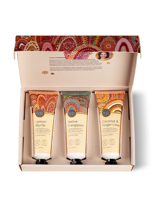 Koh Living Aboriginal Beautiful Journey Hand Cream Set