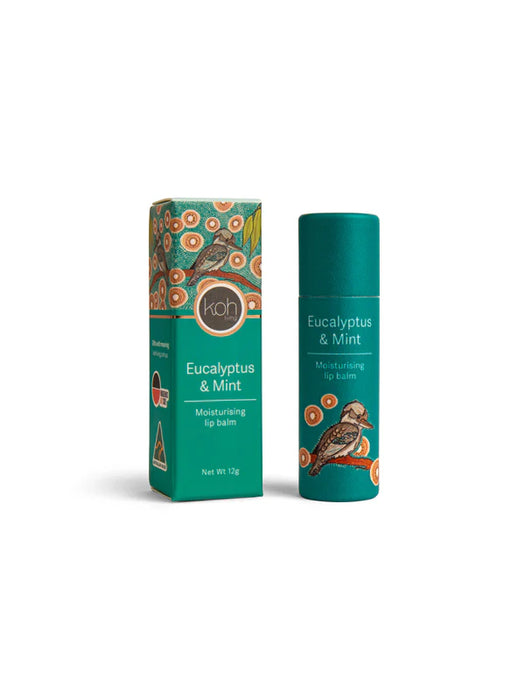 Koh Living Aboriginal Eucalyptus & Mint Lip Balm 12g