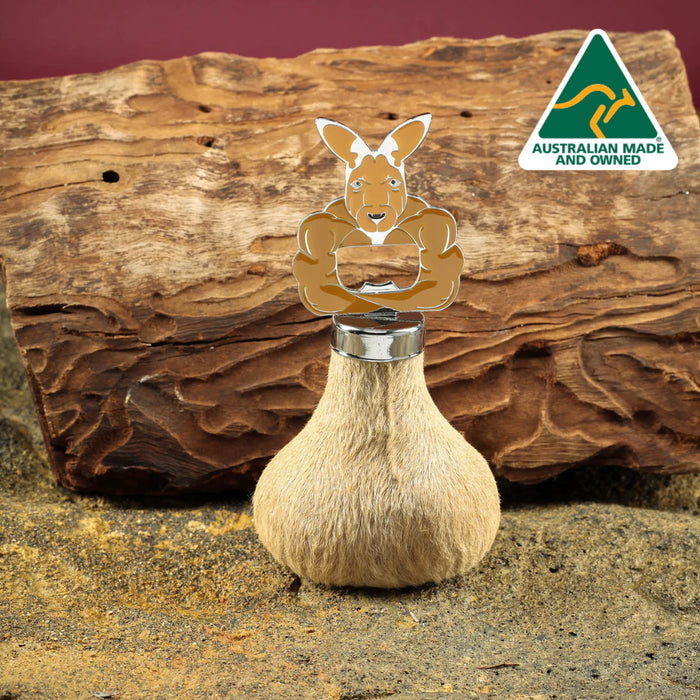 Kangaroo Scrotum Bottle Opener - Kangaroo Muscle (Large)