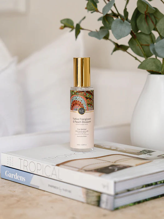 Koh Living Aboriginal Native Frangipani & Peach Blossom Body Mist