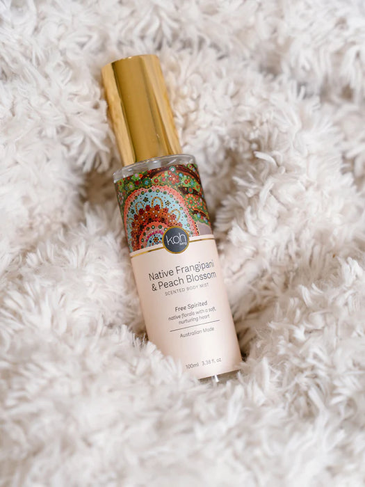 Koh Living Aboriginal Native Frangipani & Peach Blossom Body Mist