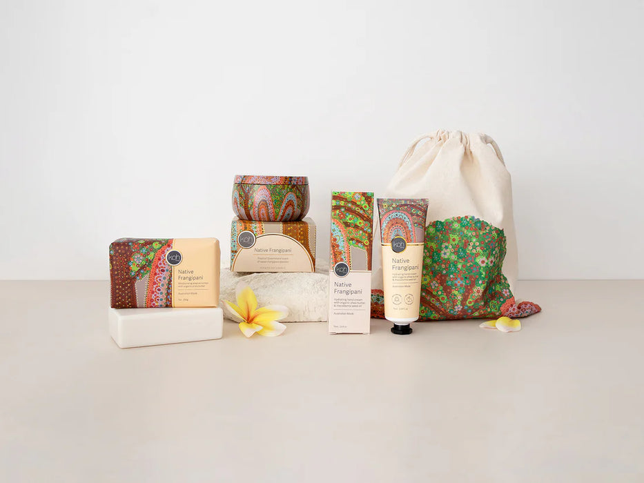 Koh Living Aboriginal Scented Native Frangipani Body Gift Set