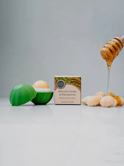Koh Living Aboriginal Manuka Honey & Macadamia Lip Balm 7g