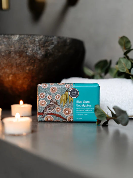 Koh Living Aboriginal Blue Gum Eucalyptus Soap 200g