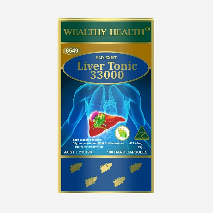 Wealthy Health Liver Tonic 33000 100 Capsules