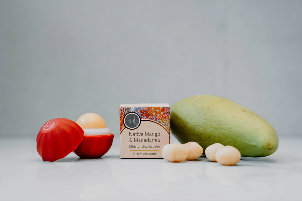 Koh Living Native Mango & Macadamia Moisturising Lip Balm 7g