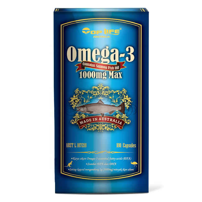 Top Life Omega-3 1000mg MAX 180 Capsules