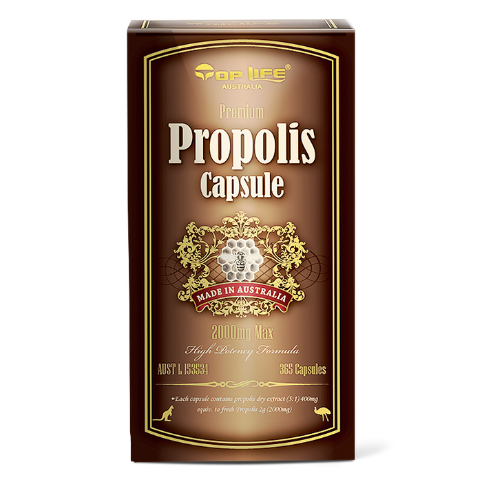 Top Life Propolis Capsule 2000mg Max 365C