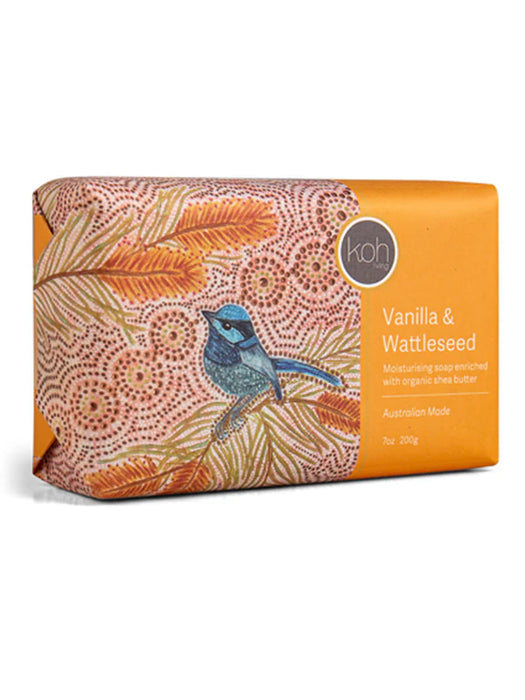 Koh Living Aboriginal Vanilla & Wattleseed Soap 200g