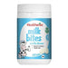 a bottle of Healthieries Milk Bites vanilla flavoured calcium supplement.