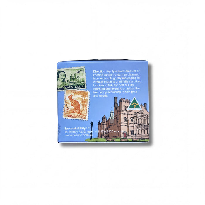 The image is a square-shaped box with a blue background, featuring a small illustration of a building and a kangaroo.