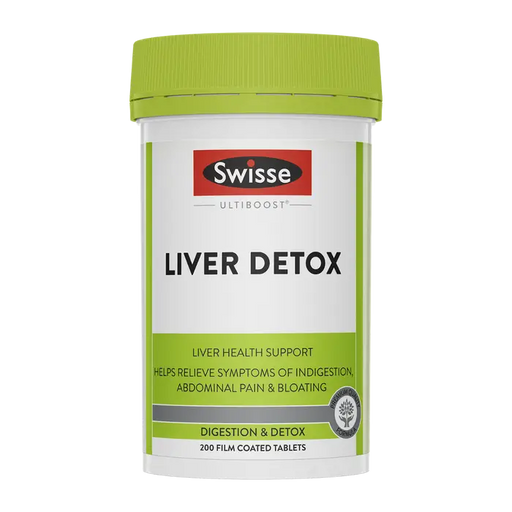 Swisse Ultiboost Liver Detox 200 Tablets  EXP: 08/2026 Swisse