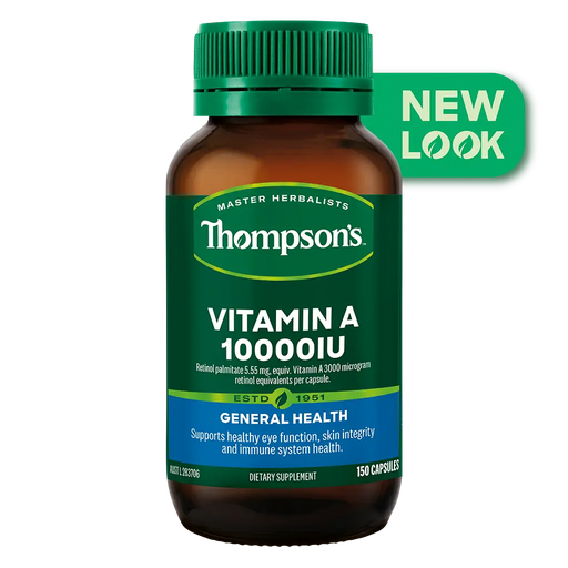 Thompsons Vitamin A 10,000IU 150 Capsules XDaySale