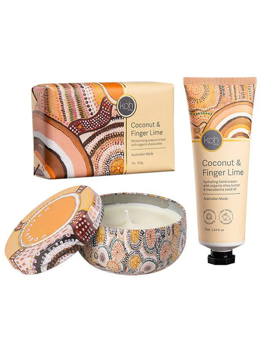 Koh Living Aboriginal Coconut & Finger Lime Body Gift Set