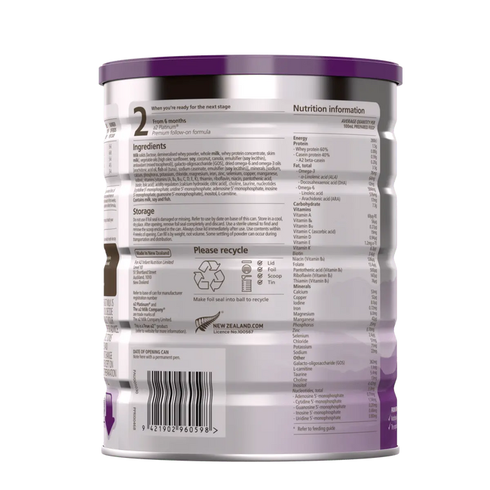 A2 Platinum Stage 1 Formula 900g EXP:10/2025 - XDaySale
