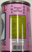 a can of soup with a label that provides nutrition information.