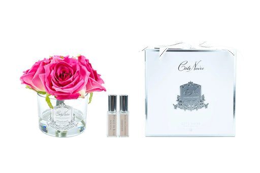 Cote Noire Perfumed Natural Touch 5 Roses - Clear - Magenta - GMR67 Cote Noire