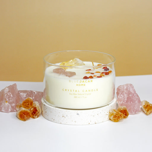 'Dreamy Tuberose' Crystal Healing Candle XDaySale
