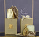 Cote Noire Herringbone Candle With Scarf Blond Vanilla - Cream & Golden Bee lid - HCG03 Cote Noire