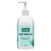 a bottle of aloe vera gel with a pump dispenser.