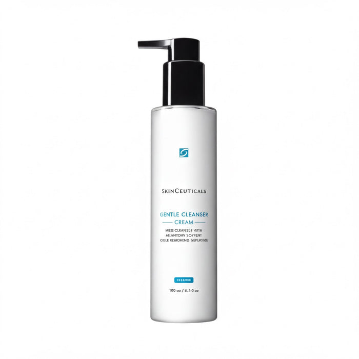 A bottle of SkinClfics Gentle Cleanser Cream with Wash Cleanser, containing 180 ml (4.9 fl oz).