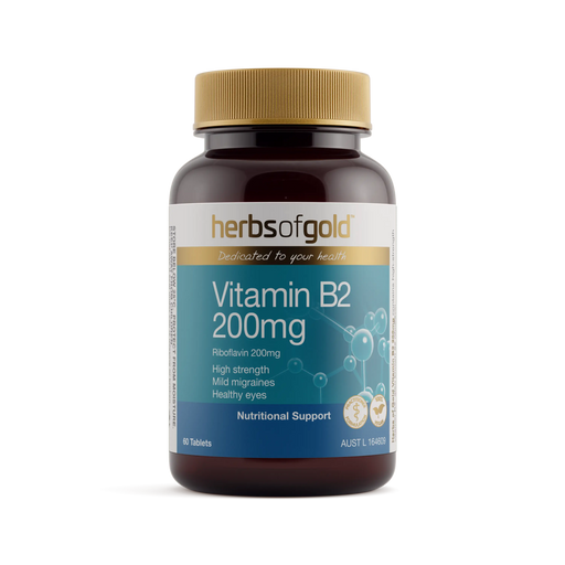 Herbs of Gold Vitamin B2 200mg Herbs of gold