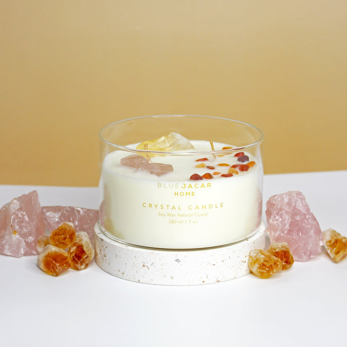'Dreamy Tuberose' Crystal Healing Candle XDaySale