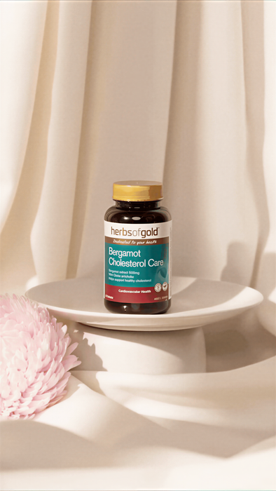 Herbs of Gold Bergamot Cholesterol Care 60 Tablets Herbs of gold
