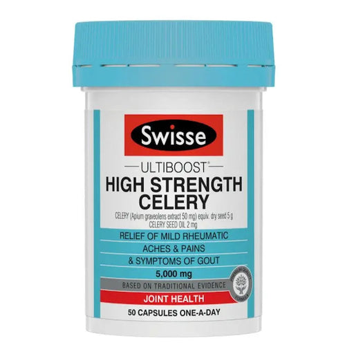Swisse Ultiboost High Strength Celery 50 Capsules EXP:07/2026 - XDaySale