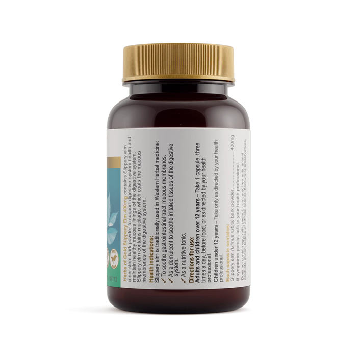 Herbs of Gold Slippery Elm 400mg Herbs of gold