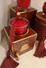 Cote Noire Art Deco Candle - Red & Gold - Rose Oud - GML45017 Cote Noire