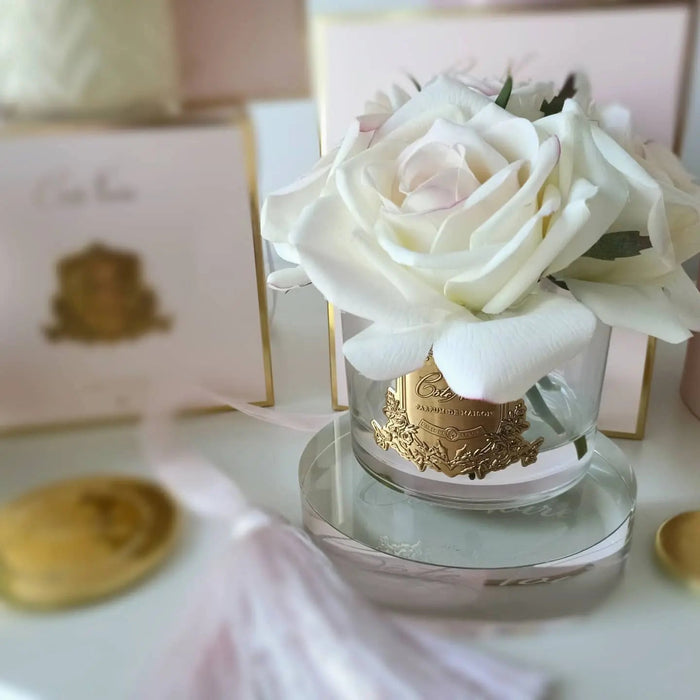 Cote Noire Perfumed Natural Touch 5 Roses - Clear - Pink Blush - Pink Box - GMR88 Cote Noire