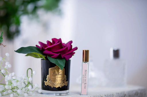 Cote Noire Perfumed Natural Touch Single Rose - Black - Carmine Red - GMRB04 Cote Noire