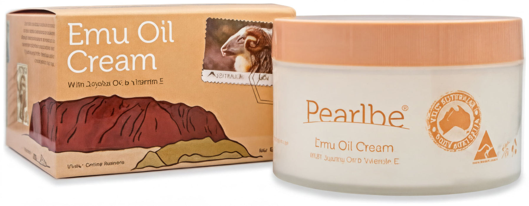 a box of Emu Oil Cream and a jar of the same product.