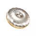 A silver and gold object with the word "CEMOY" written on it.