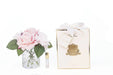 Cote Noire - Herringbone Flower - Mixed Pink Roses - Clear - HCF08 Cote Noire