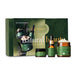 a set of natural beauty products from the brand Antipodes, including a jar, a bottle, and a tube.
