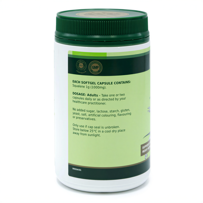 a bottle of a product with a green and white label, containing information about the product's usage and storage instructions.