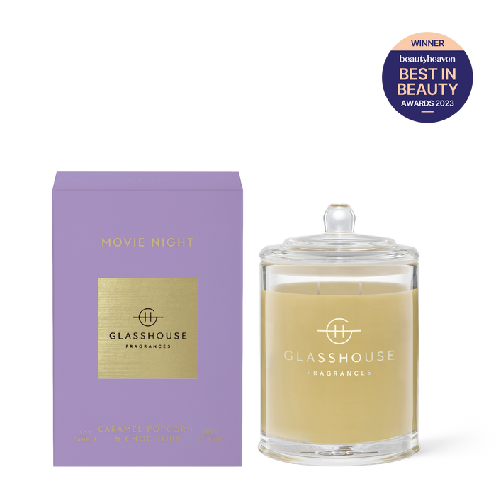 Glasshouse Fragrances Movie Night Candle 380g Glasshouse