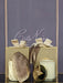 Cote Noire Herringbone Candle With Scarf Blond Vanilla - Cream & Golden Bee lid - HCG03 Cote Noire