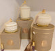 Cote Noire Art Deco Candle - Cream & Gold - Blonde Vanilla - GML45015 Cote Noire