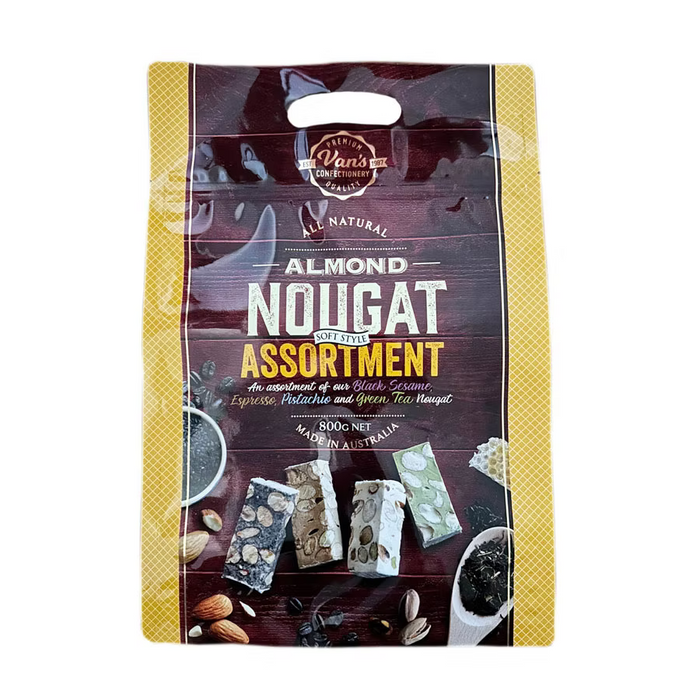 Almond Nougat soft style assortment 800g
