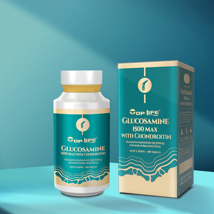 Top Life Glucosamine 1500Max with Chondroitin 100Tab New