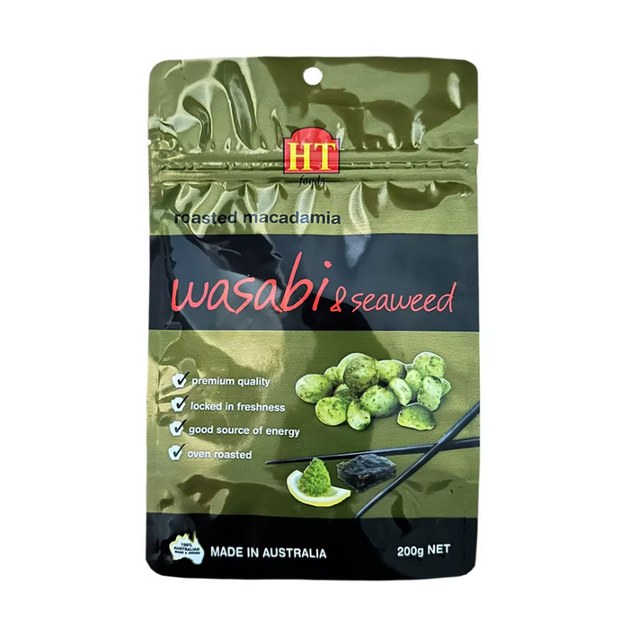 HT Roasted macadamia wasabi flavour 200g
